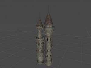 castle set unity 3D Model