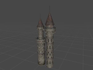 castle set unity 3D Model