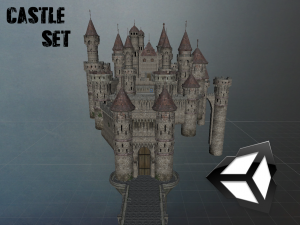 castle set unity 3D Model