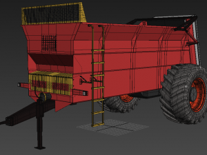 heavy trailer Modelo 3D
