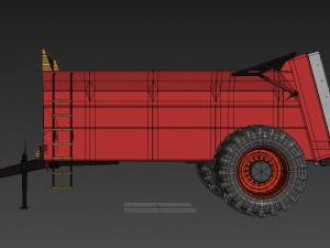 heavy trailer Modelo 3D