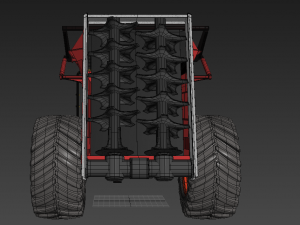 heavy trailer Modelo 3D