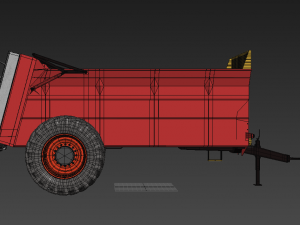 heavy trailer Modelo 3D