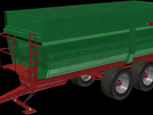 green trailer 3D Model
