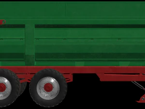 green trailer 3D Model