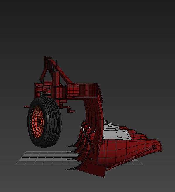 Plow 3D Модель In Машины 3DExport