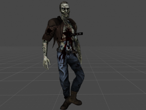 zombie hara-kiri 3D 模型