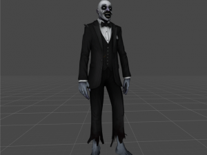 zombie clown 3D Model