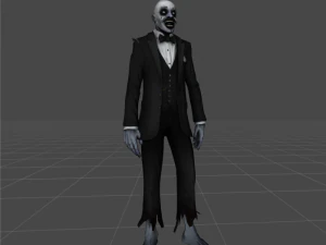 zombie clown 3D Model