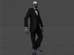 zombie clown 3D Model