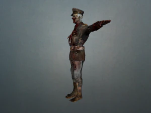wwii zombie 3D Model