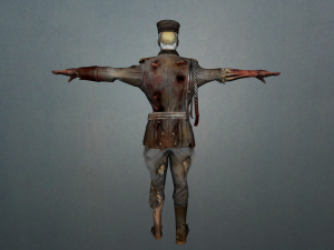 wwii zombie 3D Model