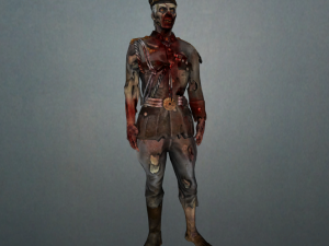 wwii zombie 3D Model
