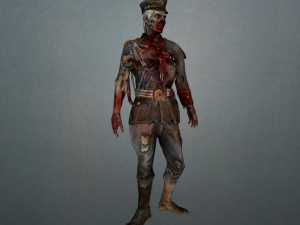 wwii zombie 3D Model
