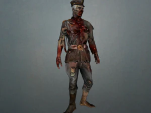 wwii zombie 3D Model
