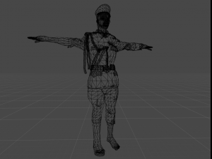 wwii zombie 3D Model