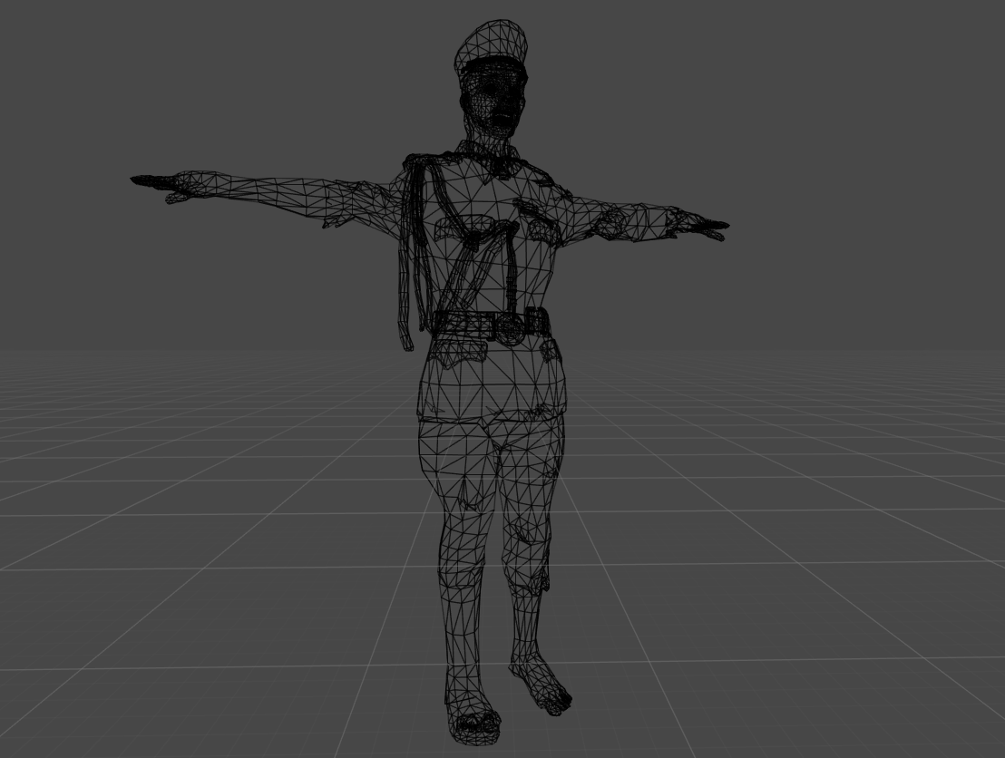 Zombie 3d model