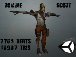 scout zombie 3D Model