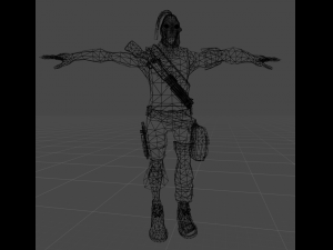 scout zombie 3D Modell