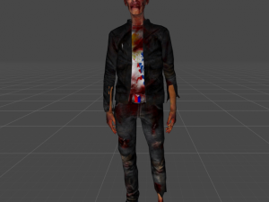 zombie rocker 3D Model