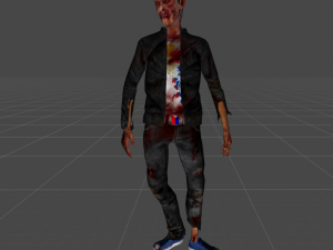 zombie rocker 3D Model