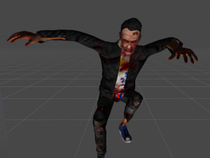 zombie rocker 3D Model