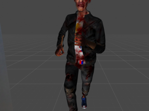 zombie rocker 3D Model