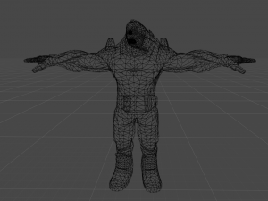 zombie pumpkin-monster Model 3D