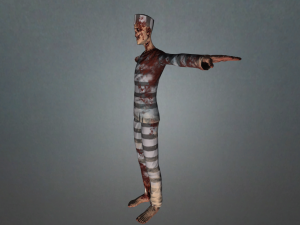 zombie prisoner 3Dモデル