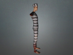 zombie prisoner 3Dモデル