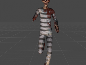 zombie prisoner 3Dモデル