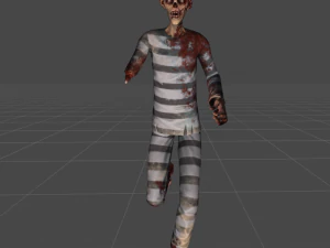 зомби-заключенный 3D Модель
