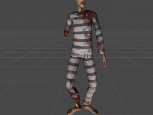zombie prisoner 3Dモデル