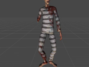 зомби-заключенный 3D Модель