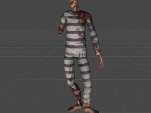 zombie prisoner 3Dモデル