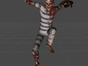 zombie prisoner 3Dモデル