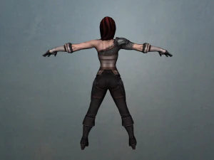 female warrior 3D Model