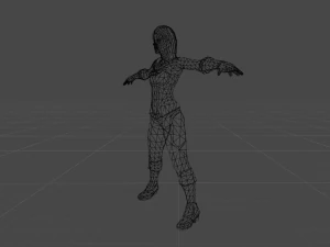 female warrior 3D Model