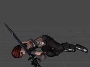 female warrior 3D Model