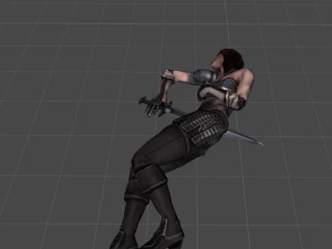 female warrior 3D Model