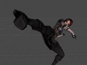 female warrior 3D Модель