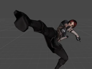 female warrior 3D Model