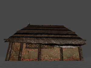 wooden stable unity 3D Model