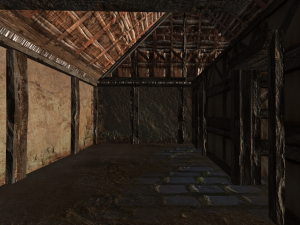 wooden stable unity Modèle 3D
