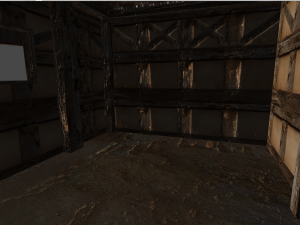 wooden stable unity Modèle 3D
