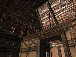 wooden stable unity Modèle 3D