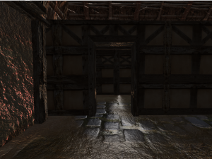 wooden stable unity Modèle 3D