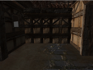 wooden stable unity Modèle 3D