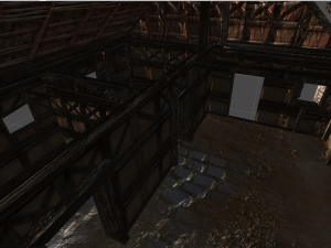 wooden stable unity Modèle 3D