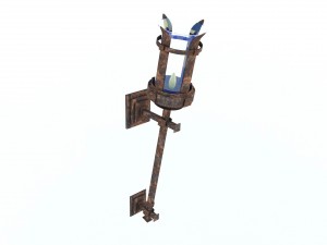 lamp torch Model 3D